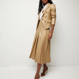 Veronica Beard Tan A-Line Skirt